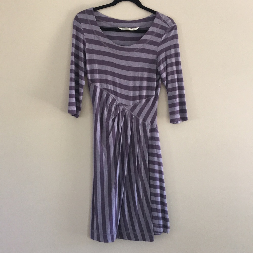 Athleta 3/4 sleeve splendor lotus dress-small